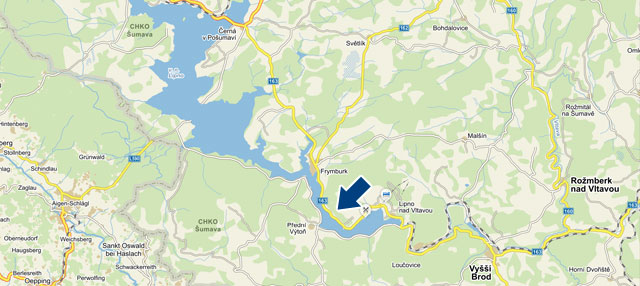 Accommodation by lake Lipno - Cottage Lipno